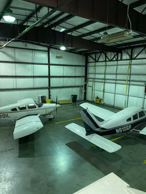 Planes in Olympia Hangar