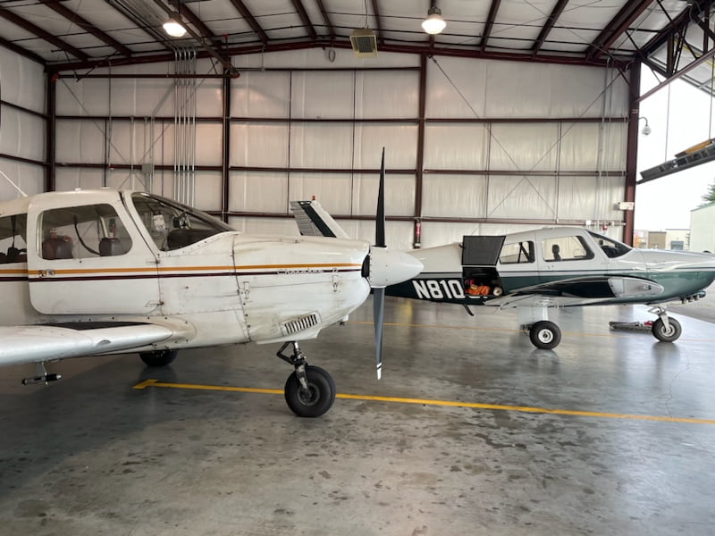 Planes in Olympia Hangar